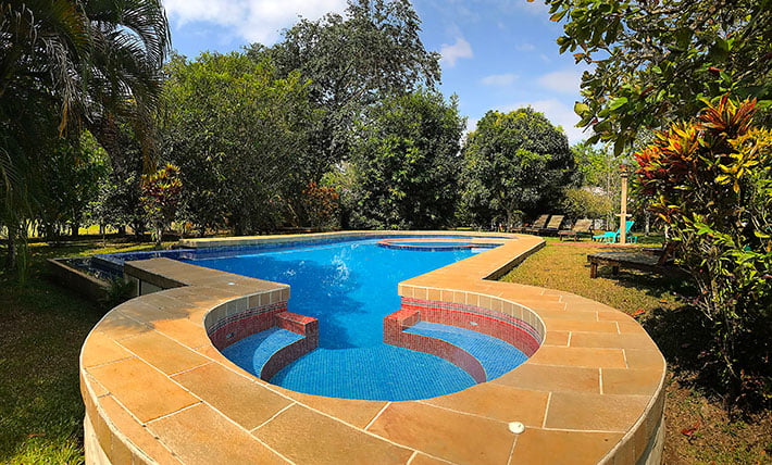 Swimming pool - Caño Negro Wildlife Refuge - Copyright @cortecr Hotel de Campo Caño Negro